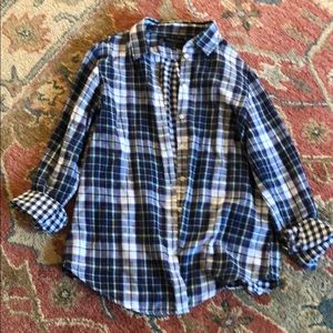 Banana republic thin soft wash button up M